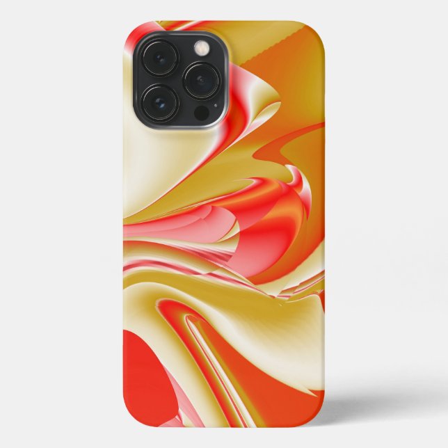 Funda Para iPhone Resumen de amor y oro en 3D Rainbowart (Reverso )