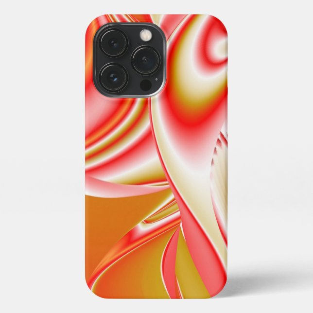 Funda Para iPhone Resumen de amor y oro en 3D Rainbowart (Reverso)