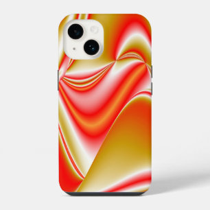 Funda Para iPhone 14 Resumen de amor y oro en 3D Rainbowart