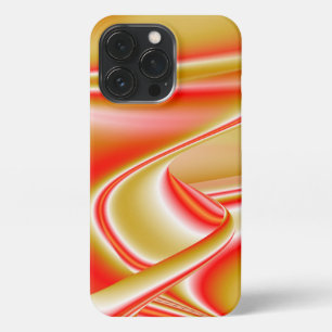 Funda Para iPhone 13 Pro Resumen de amor y oro en 3D Rainbowart