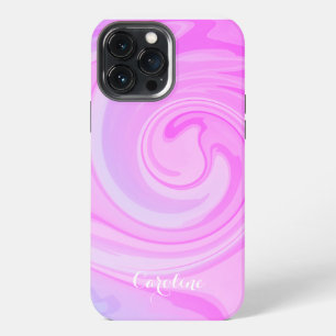 Funda Para iPhone 13 Pro Max Resumen de oleada morada, estuche para iPhone de i