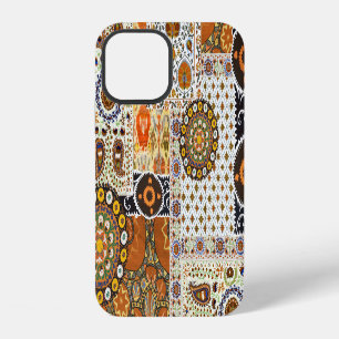 Funda Para iPhone 12 Resumen digital étnico: Patrón sin foco