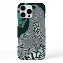 Resumen Estuche para iPhone Green Marble Swirl Art