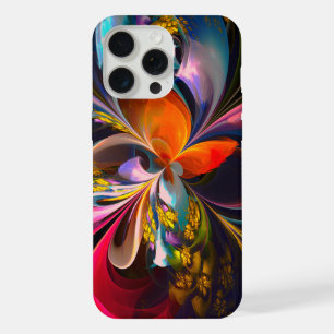 Resumen floral moderno Patrón azul rojo del arte #