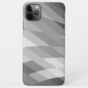 Funda Para iPhone 11Pro Max Resumen geométrico negro, gris y blanco