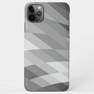 Funda Para iPhone 11Pro Max Resumen geométrico negro, gris y blanco