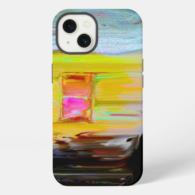 Funda Para iPhone Resumen Vivid Horizon (Reverso )