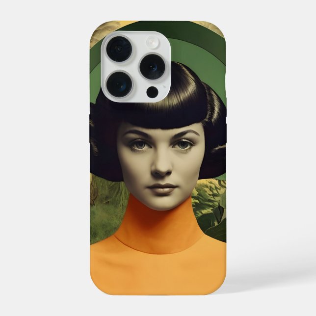 Funda Para iPhone Retrato Antiguo de una Mujer (Reverso )