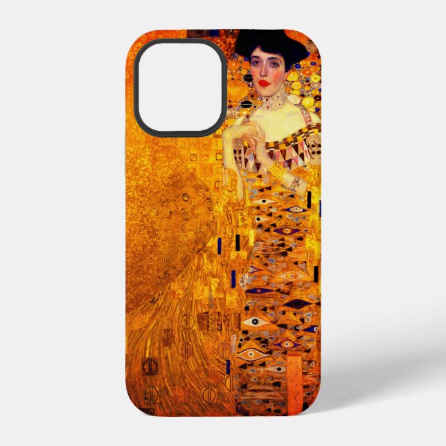 Funda Para iPhone Retrato de Gustav Klimt de Adele Bloch Bauer (Reverso )