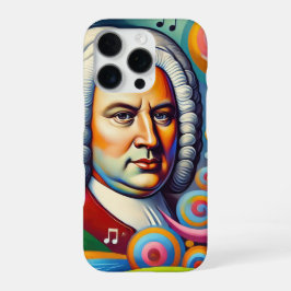 Funda Para iPhone 16 Pro Retrato de Johann Sebastian Bach