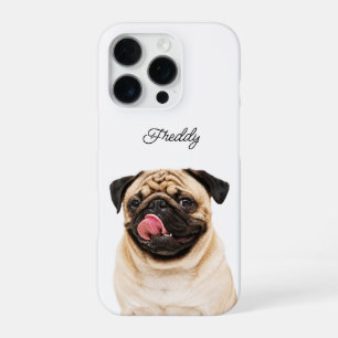 Funda Para iPhone 16 Pro Retrato de Mascota Personalizado Subir Foto + Co