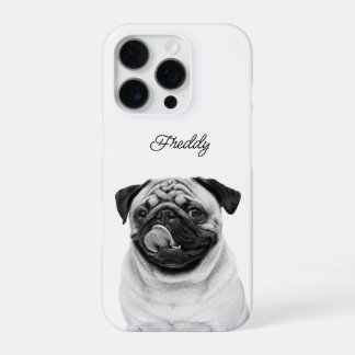 Funda Para iPhone 16 Pro Retrato de mascota personalizado | Subir foto + te