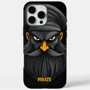 Funda Para iPhone 16 Pro Max Retrato de Pirata Gruñón
