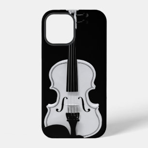 Funda Para iPhone 12 Retrato de violín - Fotografía en blanco y negro