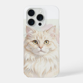 Retrato en Acuarela de Gato Persa