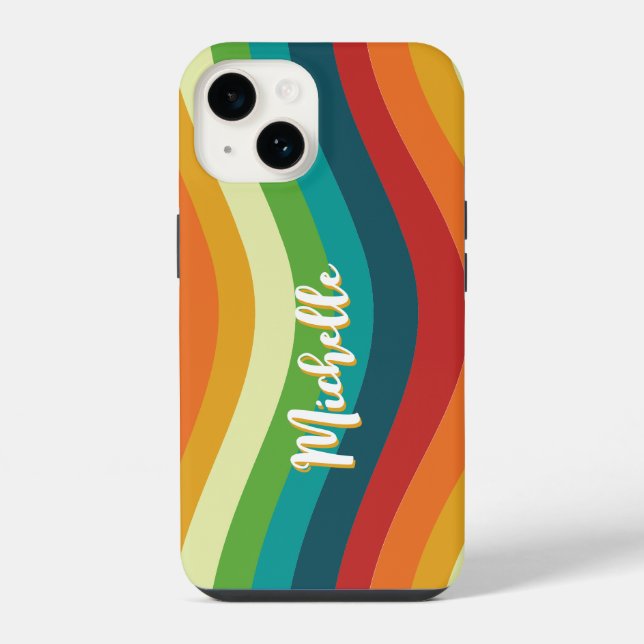 Funda Para iPhone Retro 70 (Reverso )