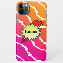 Funda Para iPhone 11Pro Max Retro bubble color comic