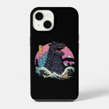 Retro japonés King Kaiju Wave