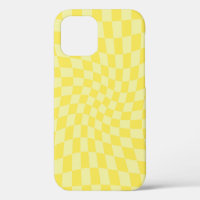 Retro Limón Amarillo Pastel Tablero de Damas Defor