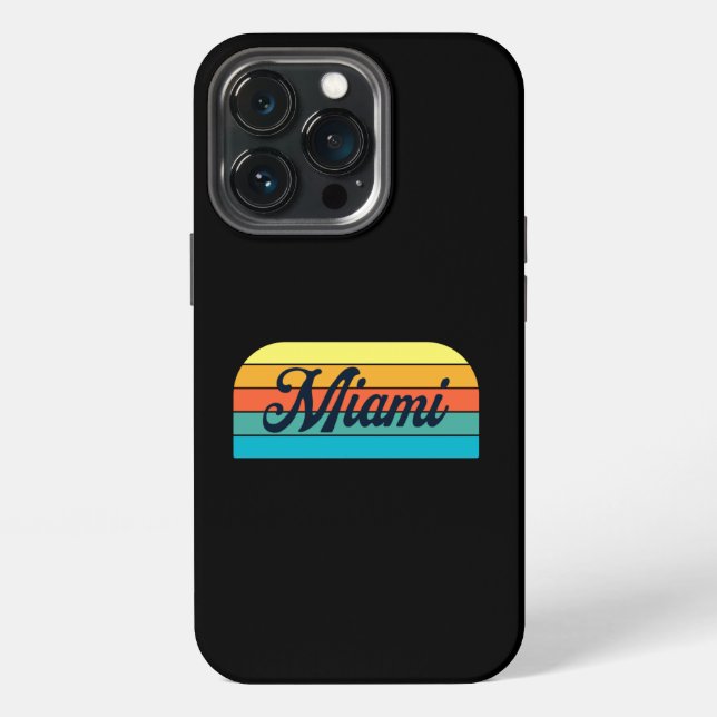 Funda Para iPhone Retro Miami (Reverso )