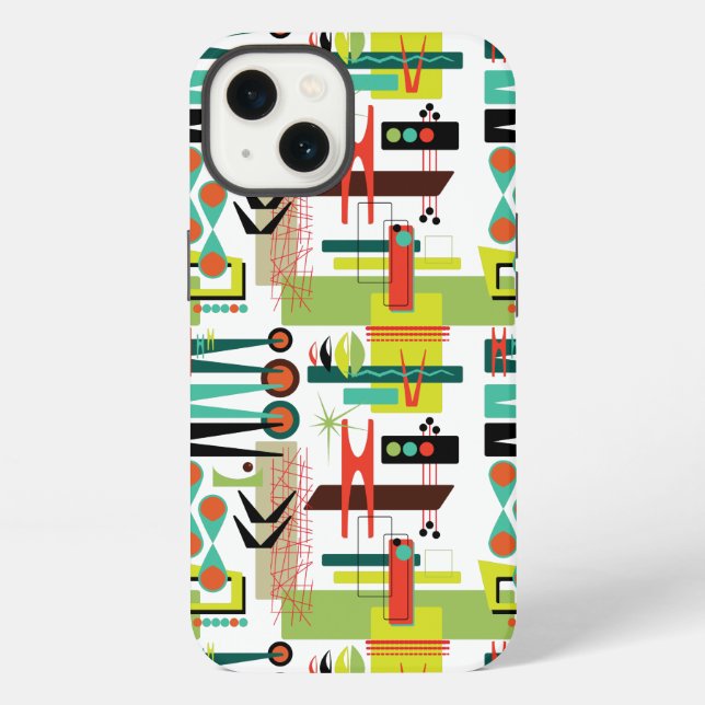 Funda Para iPhone Retro moderno (Reverso )