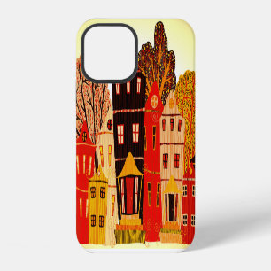 Funda Para iPhone 12 Retro Sweet Home Poster: Casas Personalizados