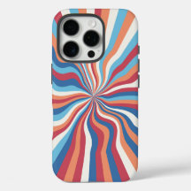 Retro Swirl Resumen del estuche Art iPhone / iPad