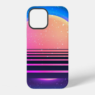 Funda Para iPhone 12 Retro vintage estilo geométrico abstracto de los 8