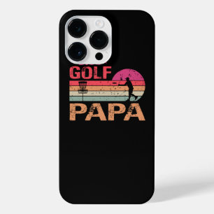 Funda Para iPhone 14 Pro Max Retro Vintage Papa Disk Golf Frisbee Frolf Papa T-