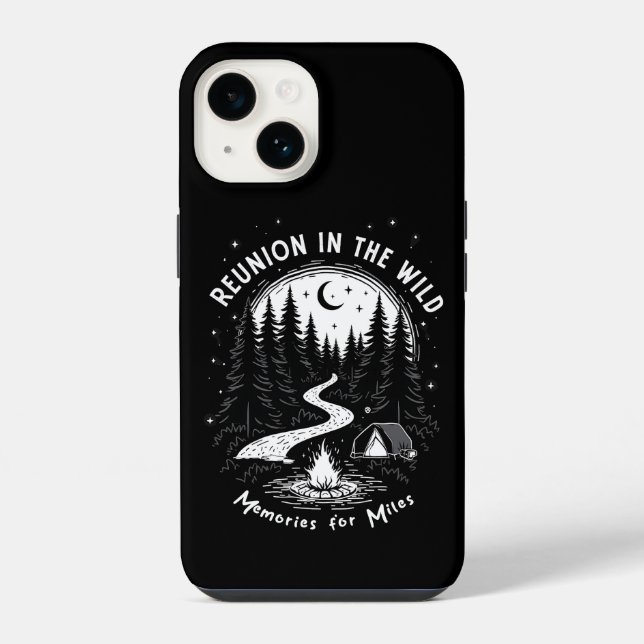 Funda Para iPhone Reunión en la Naturaleza (Reverso )