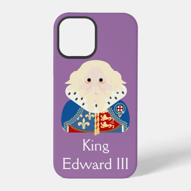Funda Para iPhone Rey Eduardo III de Inglaterra (Reverso )