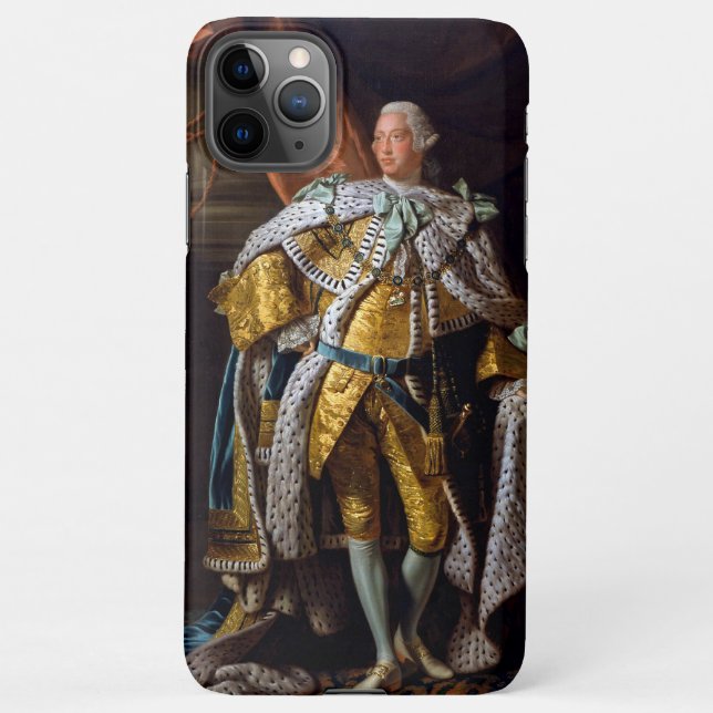 Funda Para iPhone Rey Jorge III por Allan Ramsay 1762 (Reverso)