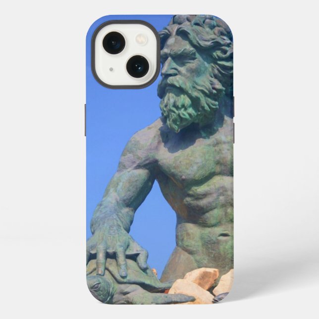 Funda Para iPhone Rey Neptuno por Shirley Taylor (Reverso )