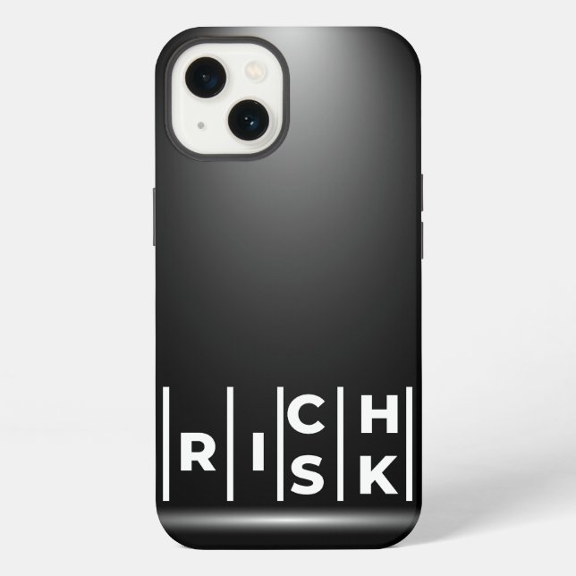 Funda Para iPhone Riesgo de ser rico (Reverso )