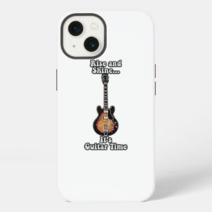 Rise and shine. it's guitar time. vintage brown