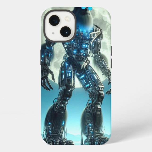 Funda Para iPhone Robot Sasquatch (Reverso )