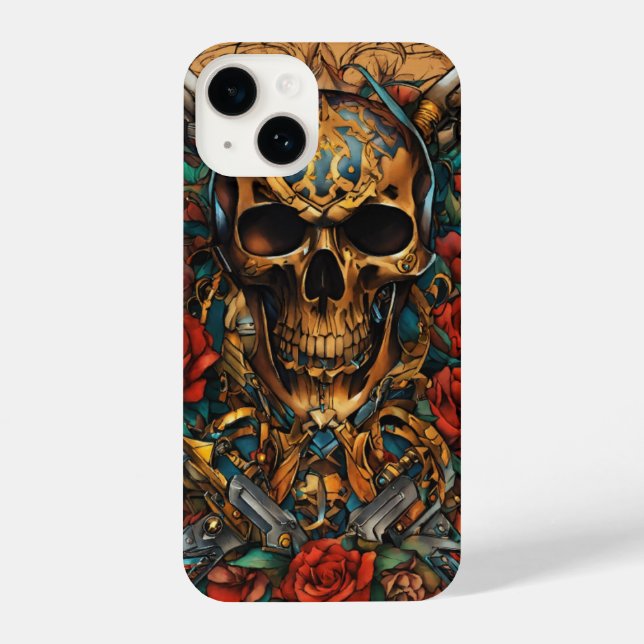 Funda Para iPhone Rock & Rosa Tattoo Tees (Reverso )