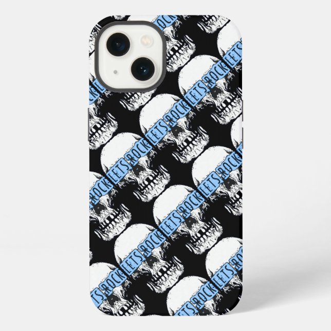 Funda Para iPhone Rock Skull (Reverso )