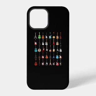 Funda Para iPhone 12 Pro Rock y Rollo de instrumentos musicales de guitarra
