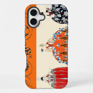 FUNDA PARA iPhone 16 PLUS ROCOCO LADY ART DECO BELLEZA MODA DISEÑO DE COSTUM
