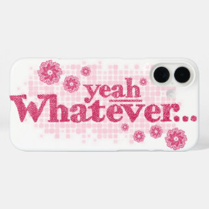Funda para iphone roja y blanca "sí, lo que sea"
