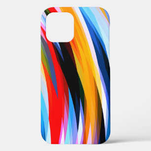 Funda Para iPhone 12 Rojo Azul Amarillo Negro
