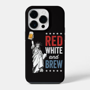 Funda Para iPhone 14 Pro Rojo Blanco y Cerveza 250 Aniversario