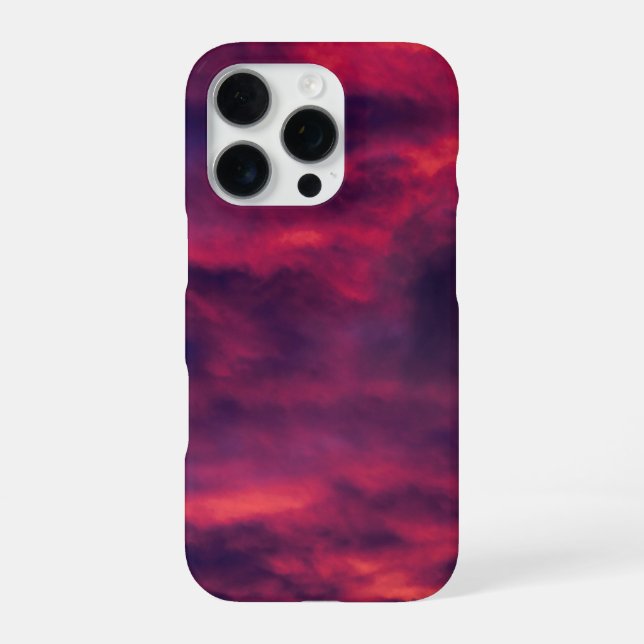 Funda Para iPhone rojo de agosto (Reverso)