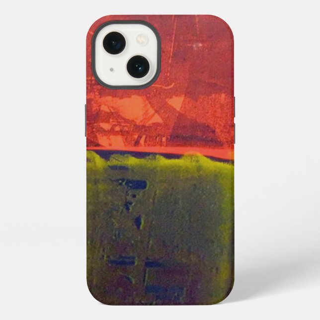 Funda Para iPhone Rojo y azul (Reverso )