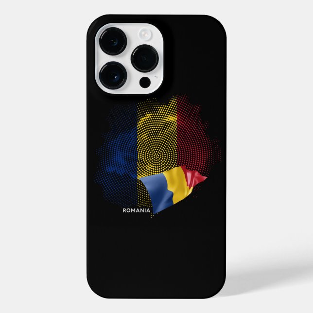 Funda Para iPhone Romania flag (Reverso)