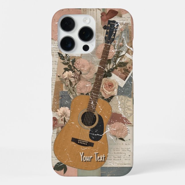 Funda Para iPhone Romantic Classical Guitar Player Gift (Reverso )