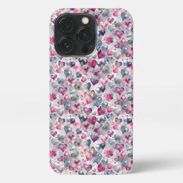 Funda Para iPhone 13 Pro Romantische Herzen 8