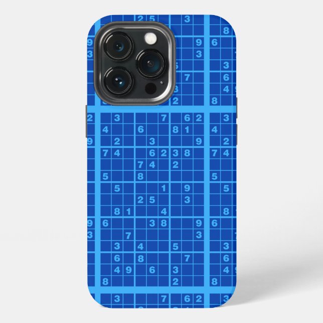 Funda Para iPhone Rompecabezas de Sudoku (Reverso )