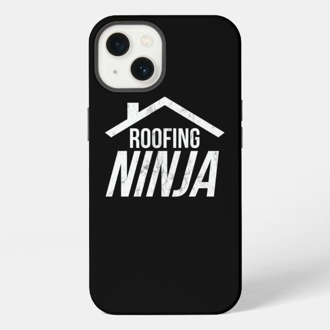Funda Para iPhone Roofer Design Funny Ninja Roofing Work Profession  (Reverso )
